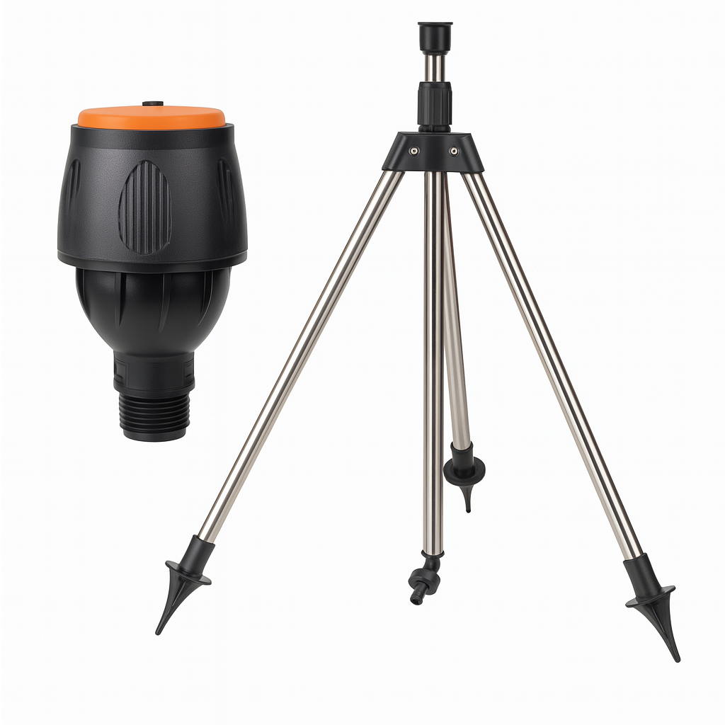Lawn Sprinkler System – Rotating Tripod Water Sprayer