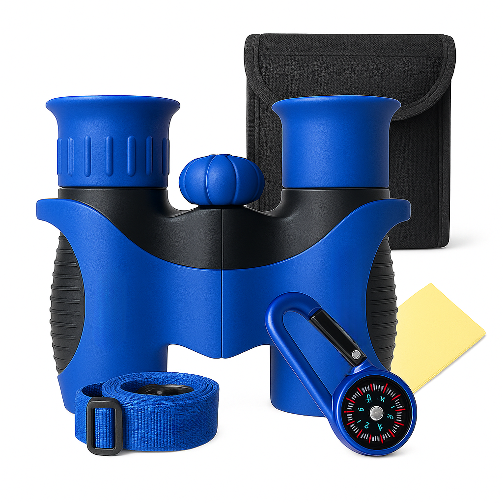 Compact Binoculars for Kids – 8x21 Set With Case