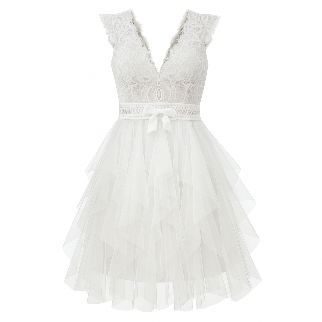 Cocktail Dress – Sleeveless Tulle Party Dress for Women