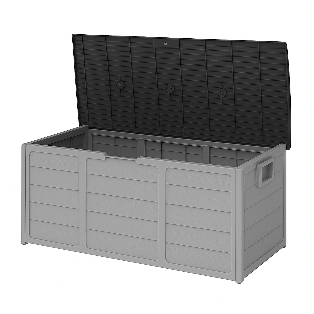 Outdoor Storage Box – 75 Gallon Deck Container for Patio Organization