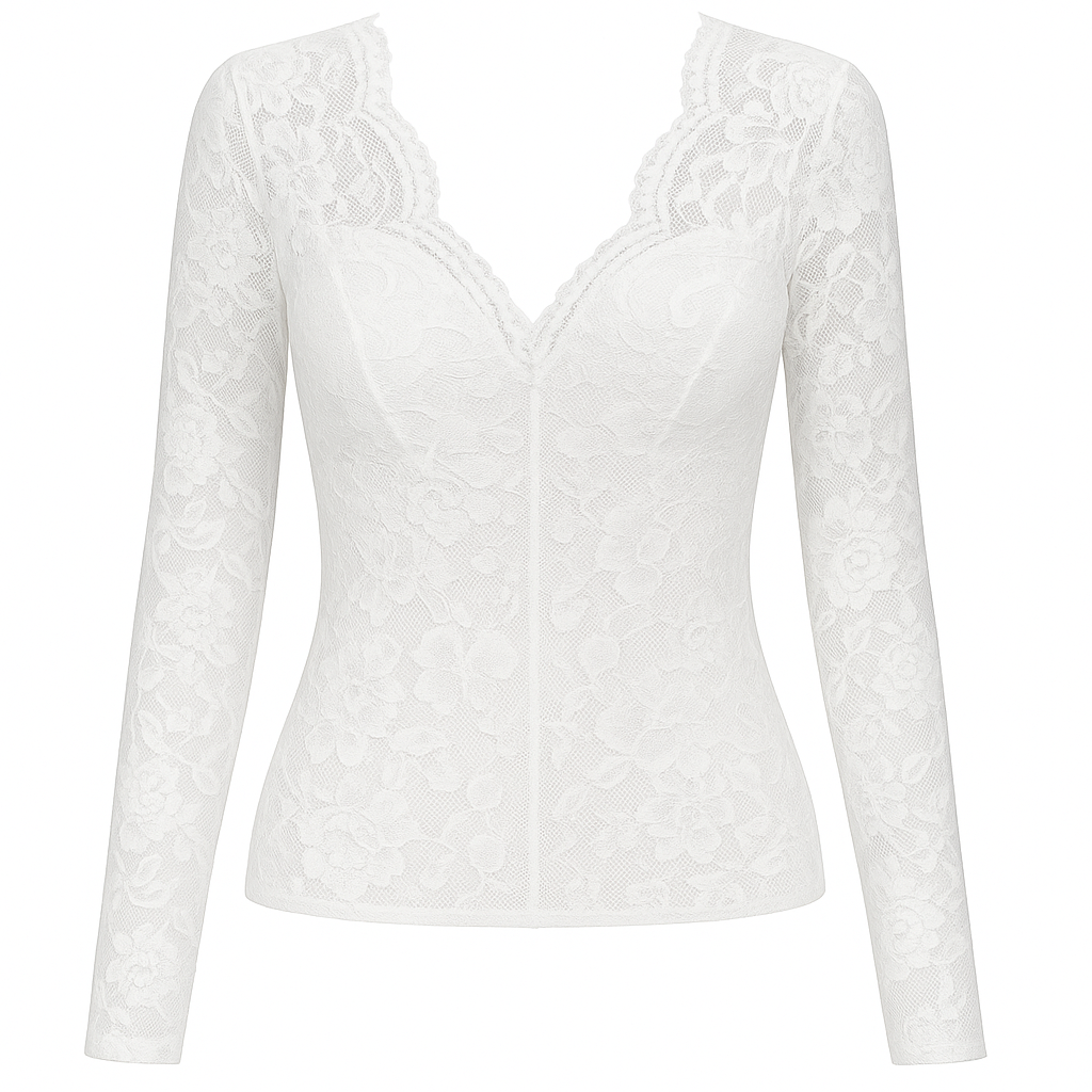 Black Lace Long Sleeve Top β Going Out Style for Women