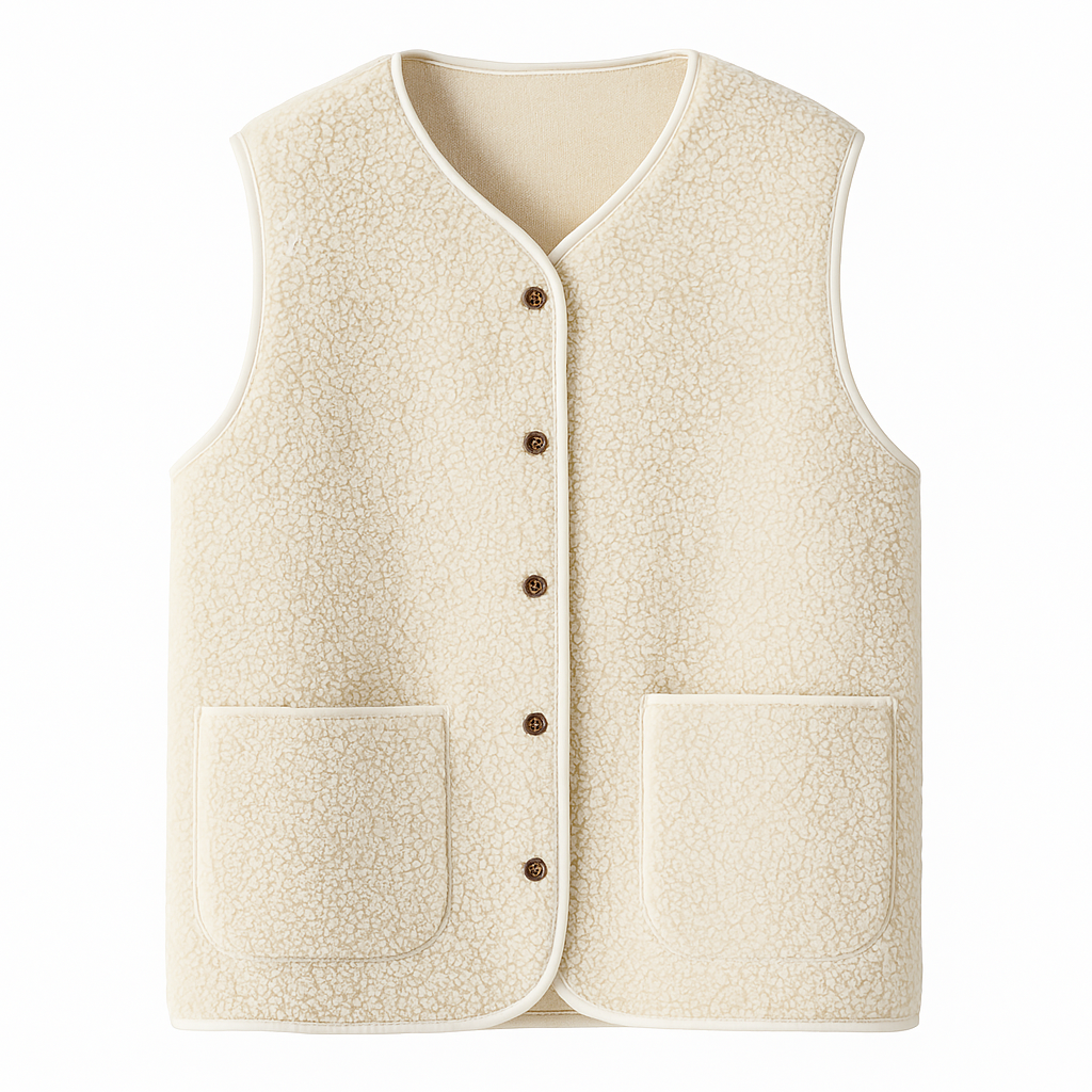 Women's Fleece Vest for Layering and Fall Outfits
