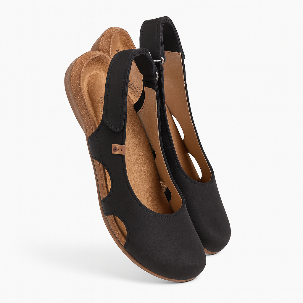 Summer Sandals Women – Slingback Closed Toe Cut-Out Style