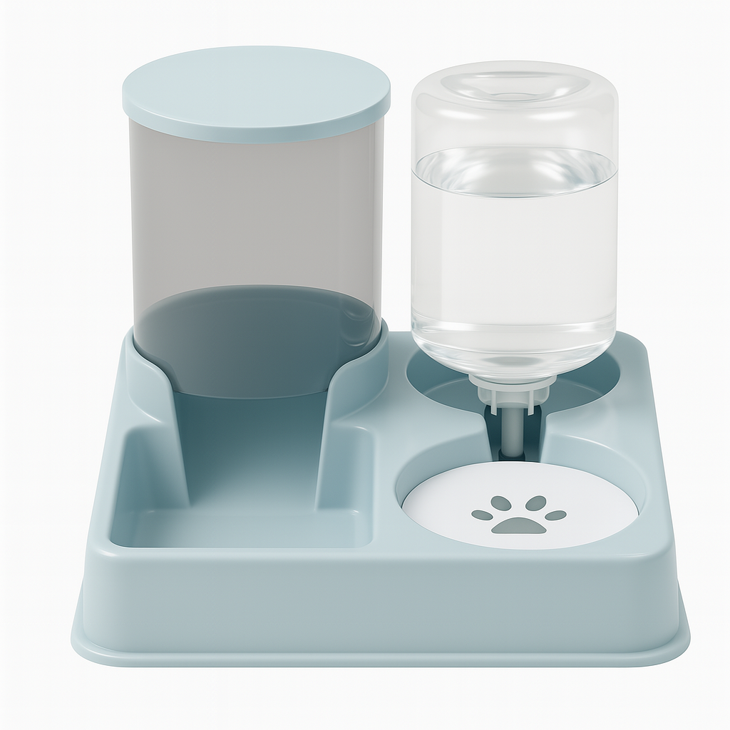 Automatic Cat Feeder – 2-in-1 Food and Water Dispenser