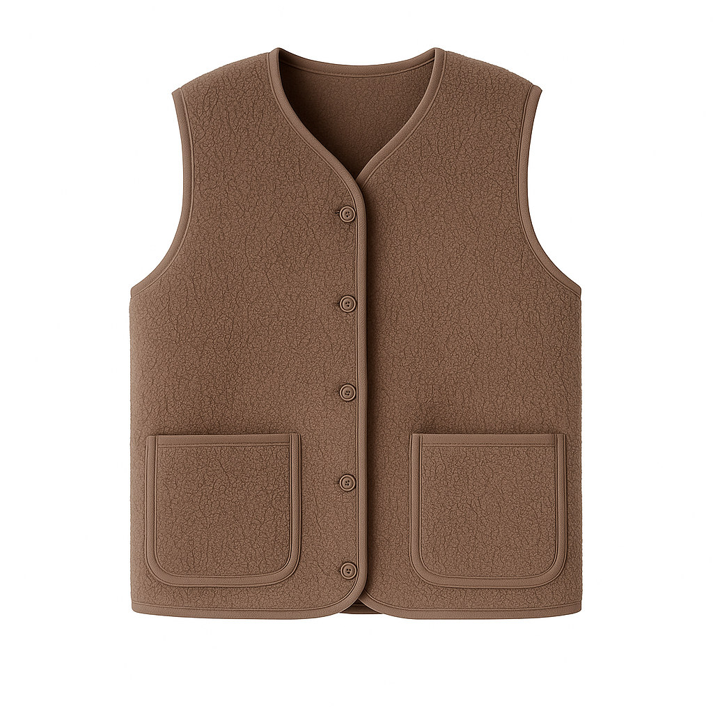 Women's Fleece Vest for Layering and Fall Outfits