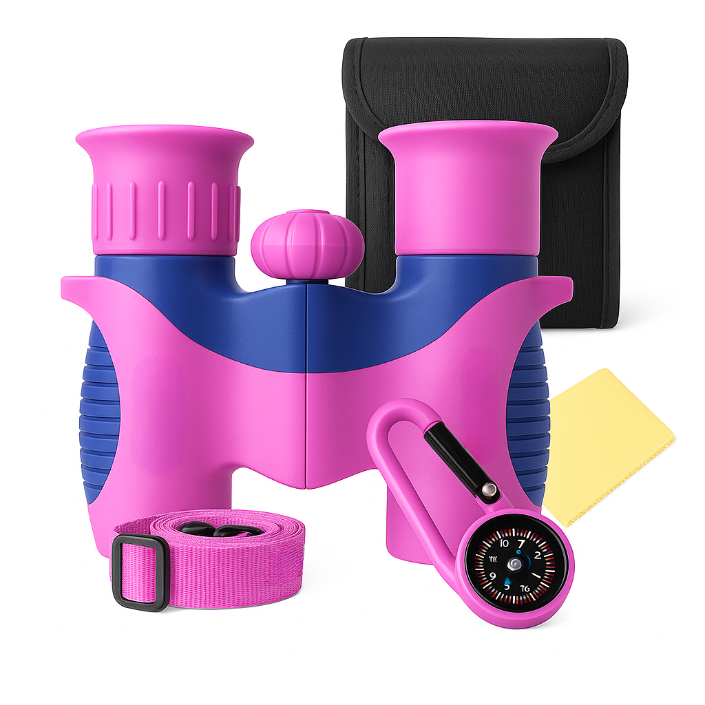 Compact Binoculars for Kids – 8x21 Set With Case