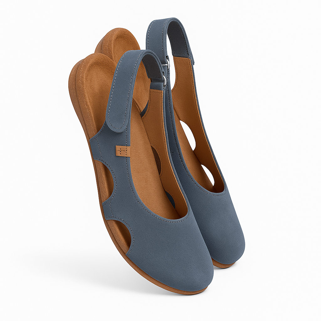Summer Sandals Women – Slingback Closed Toe Cut-Out Style