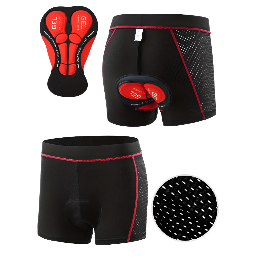 Gel-Padded Slim Fit Cycling Pants for Men