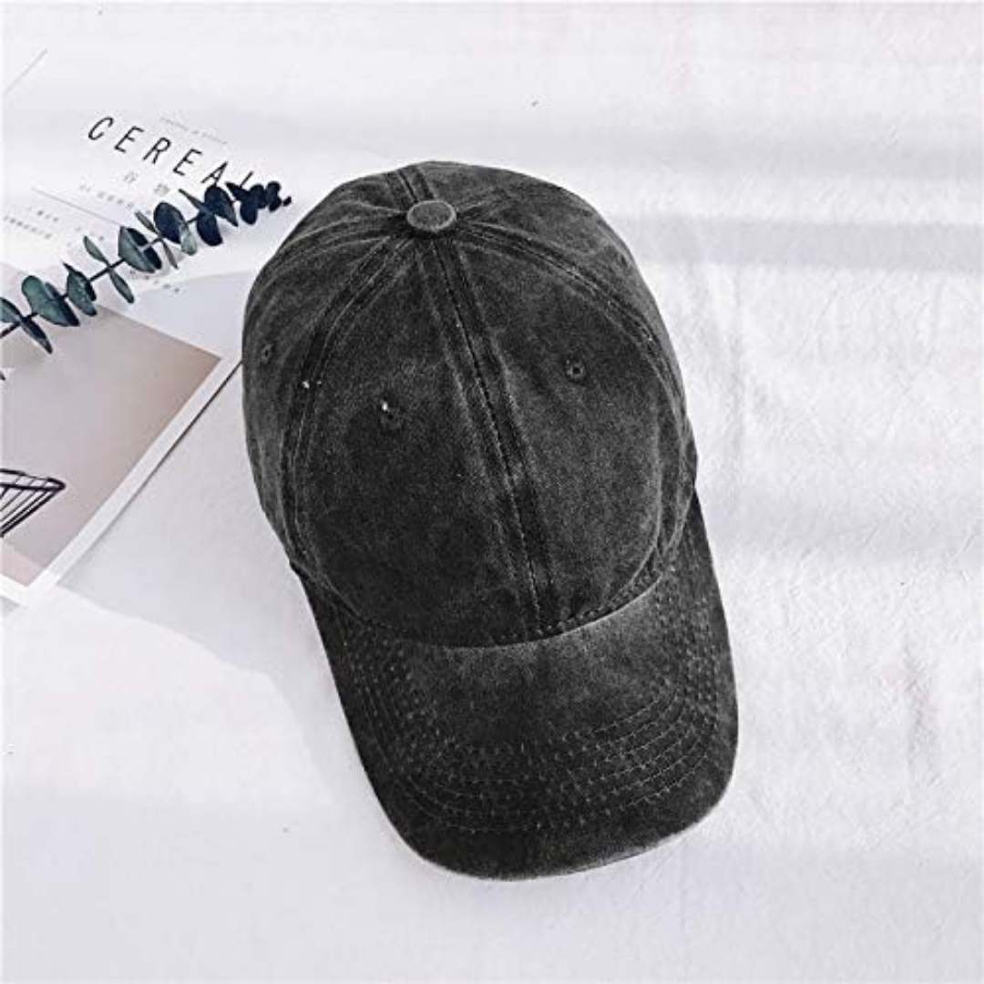 Vintage Washed Cotton Baseball Cap