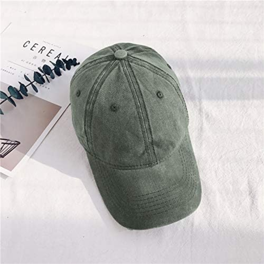 Vintage Washed Cotton Baseball Cap