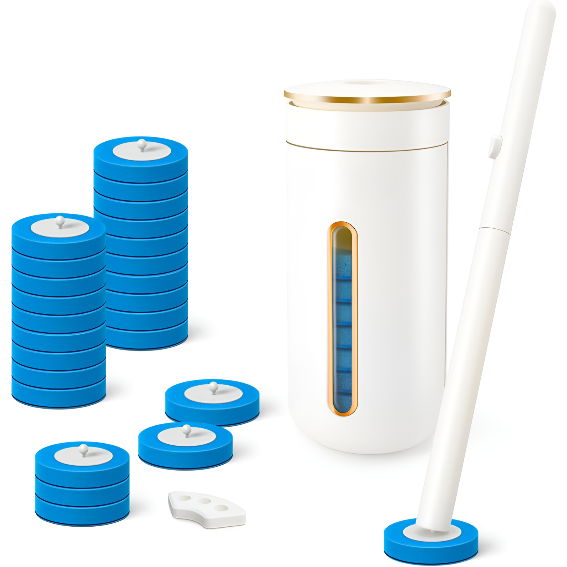 Disposable Toilet Brush with Refills