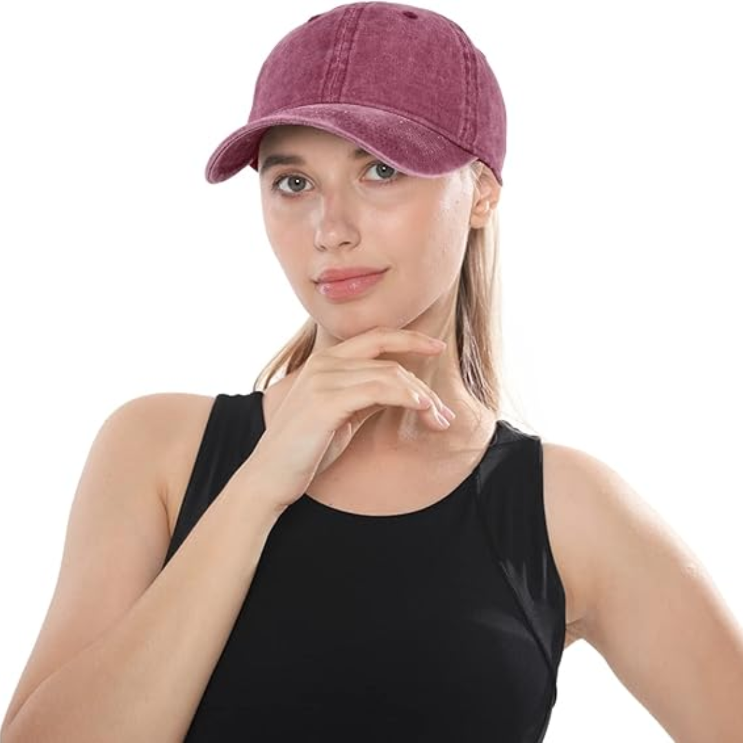 Vintage Washed Cotton Baseball Cap
