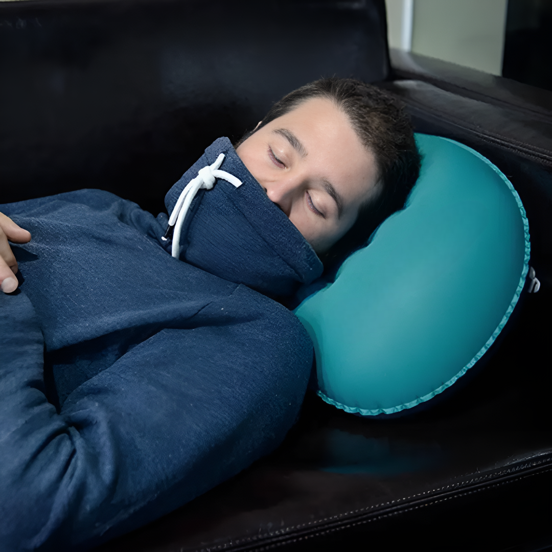 Comfortable Inflatable Travel Sleep Pillow