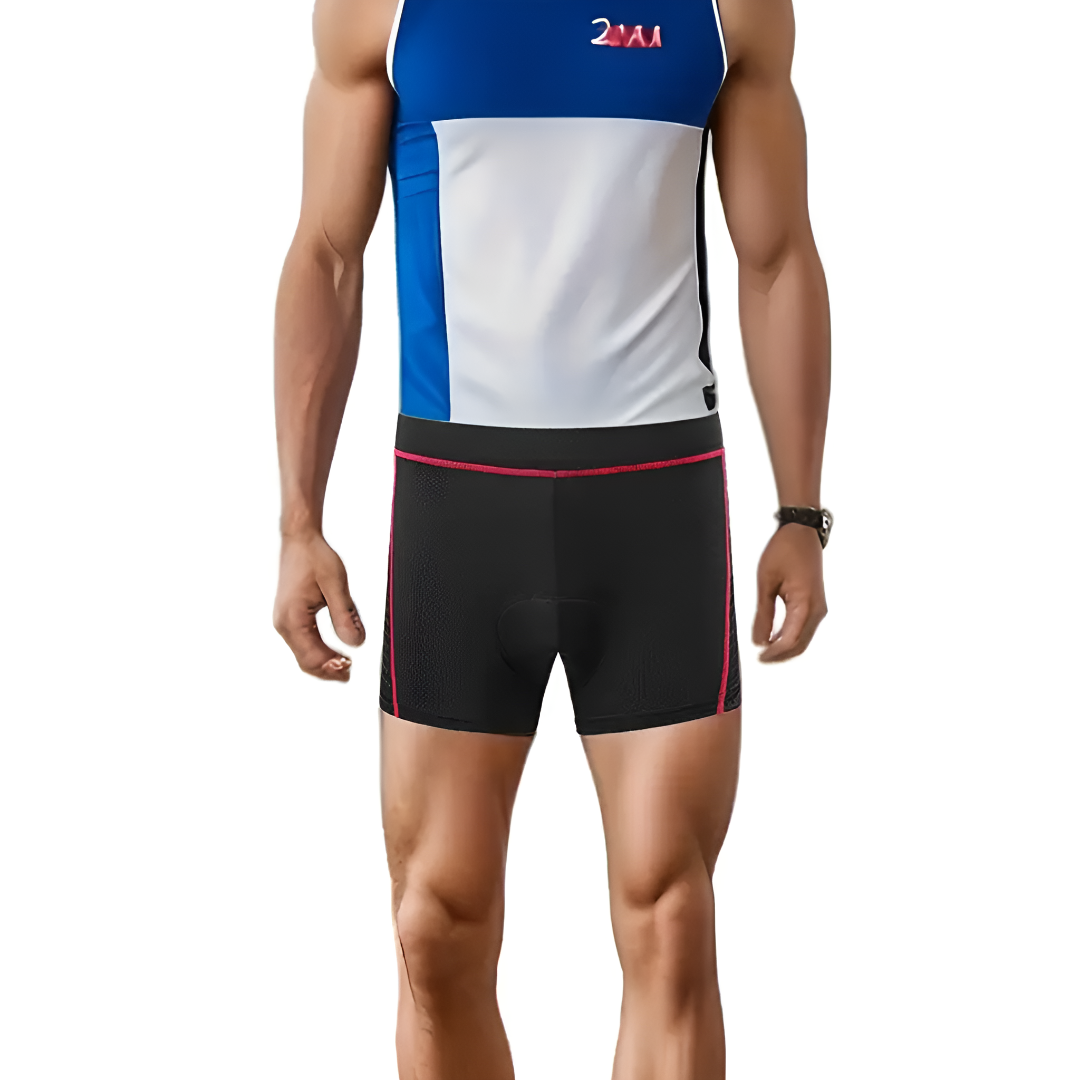 Gel-Padded Slim Fit Cycling Pants for Men