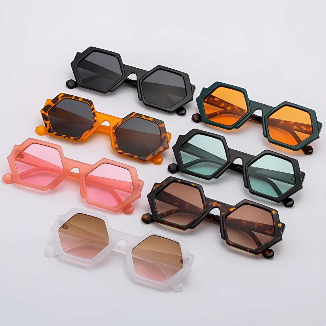 Trendy Geometric Statement Sunglasses for Women