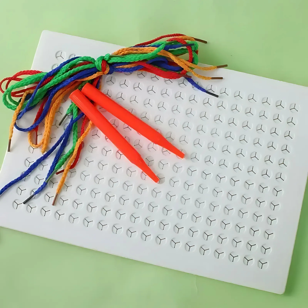 Threading Board for Kids – Preschool Toy
