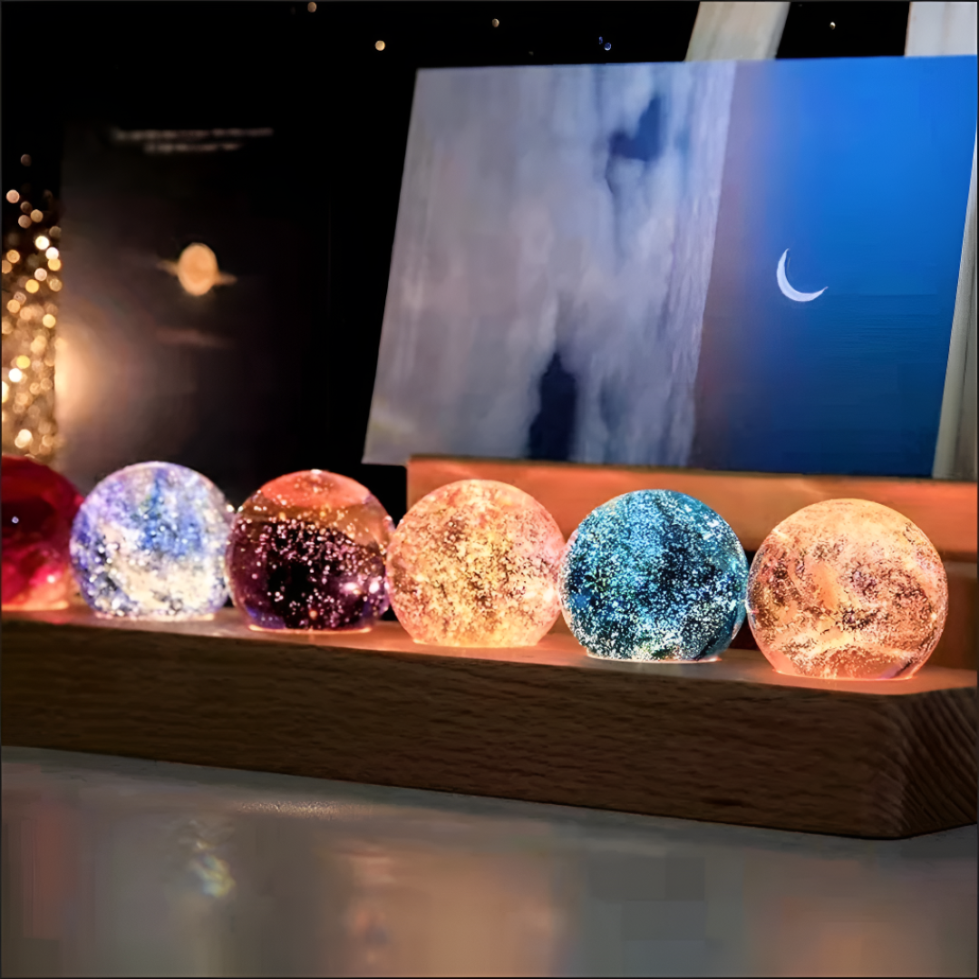 Solar System Crystal Ball Lights