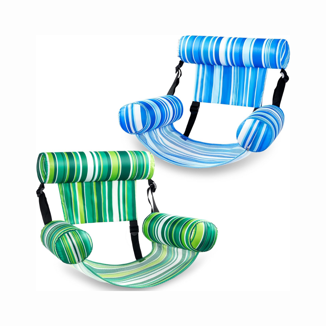 Heavy Duty Inflatable Floating Lounge Chairs for Kids and Adults