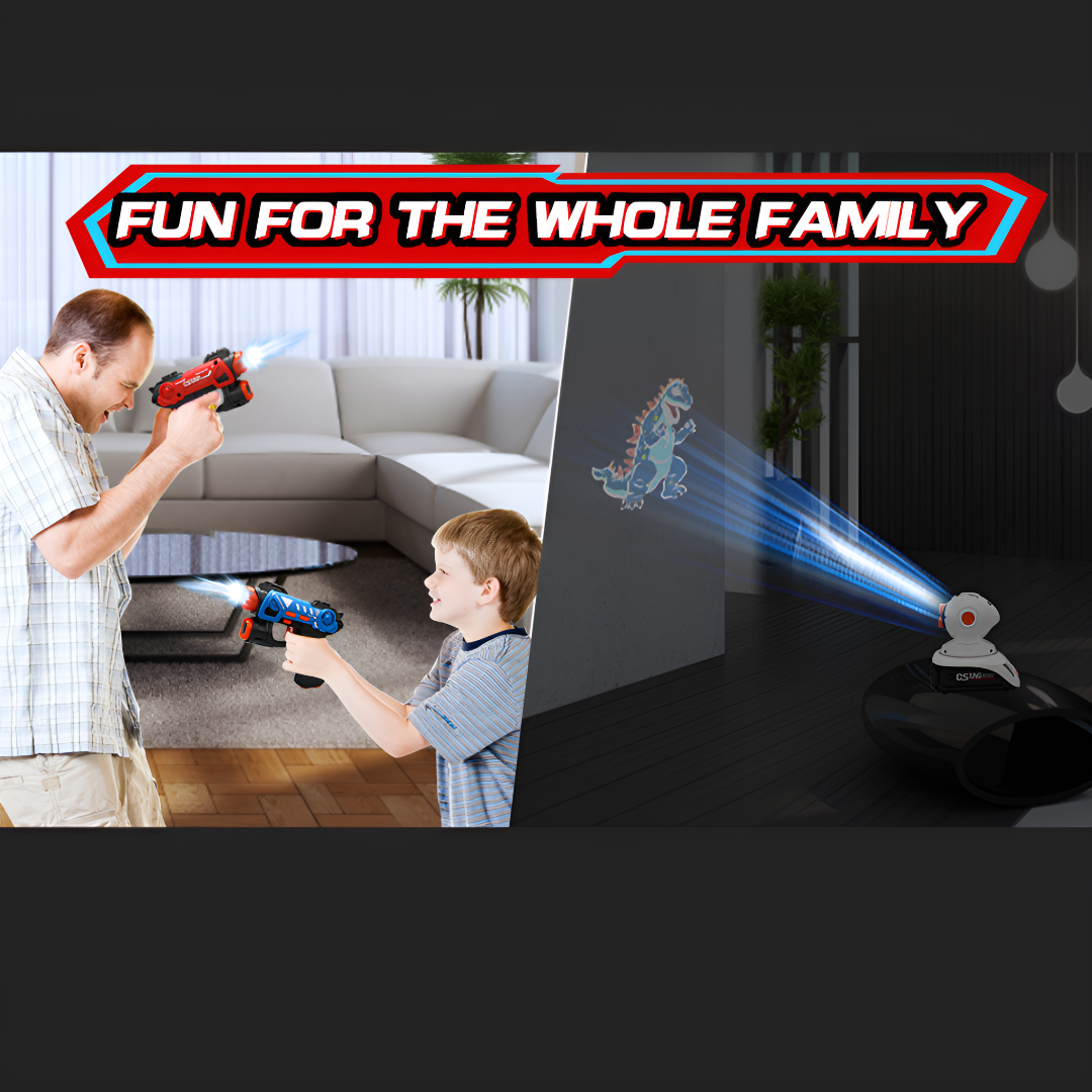 Laser Tag Set for Kids with Projector
