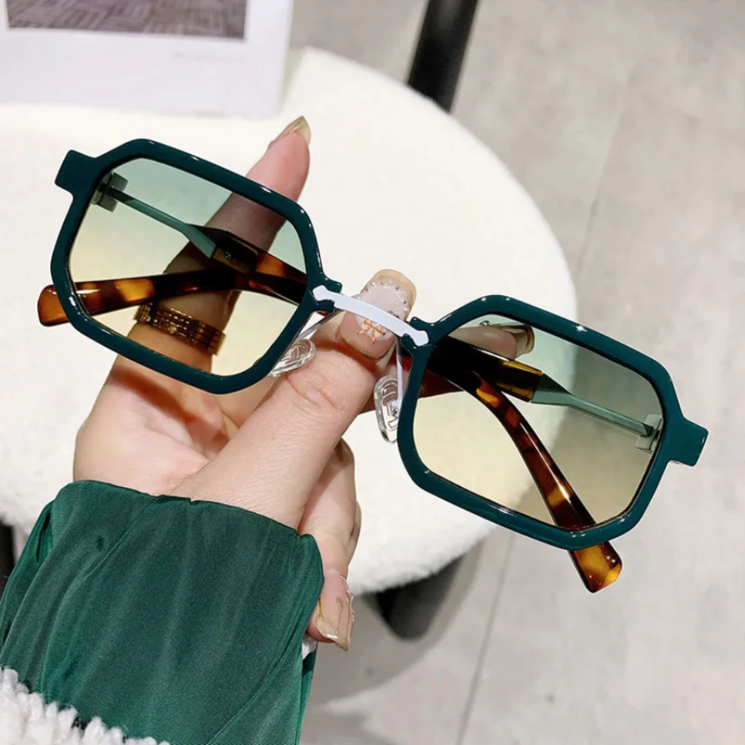 Trendy Geometric Frame Sunglasses for Men and Women