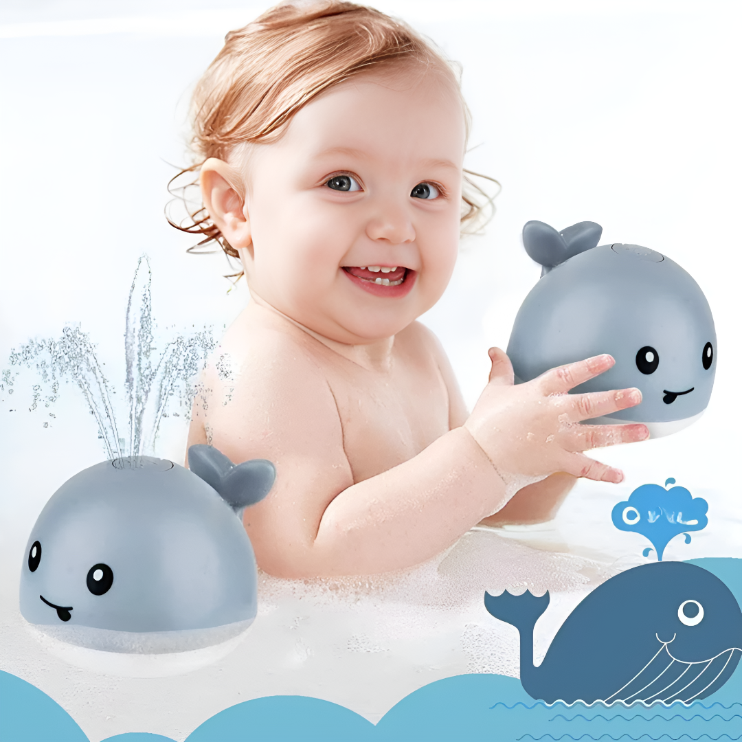 Whale Fountain Baby Bath Toy