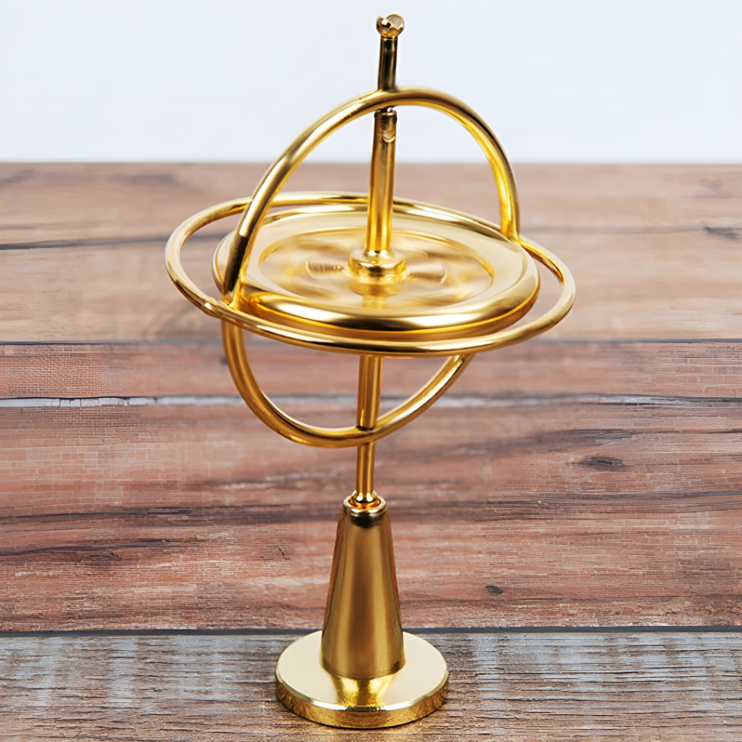 Vintage Gyroscope Toy Spinner – Precision Balance Desk Display