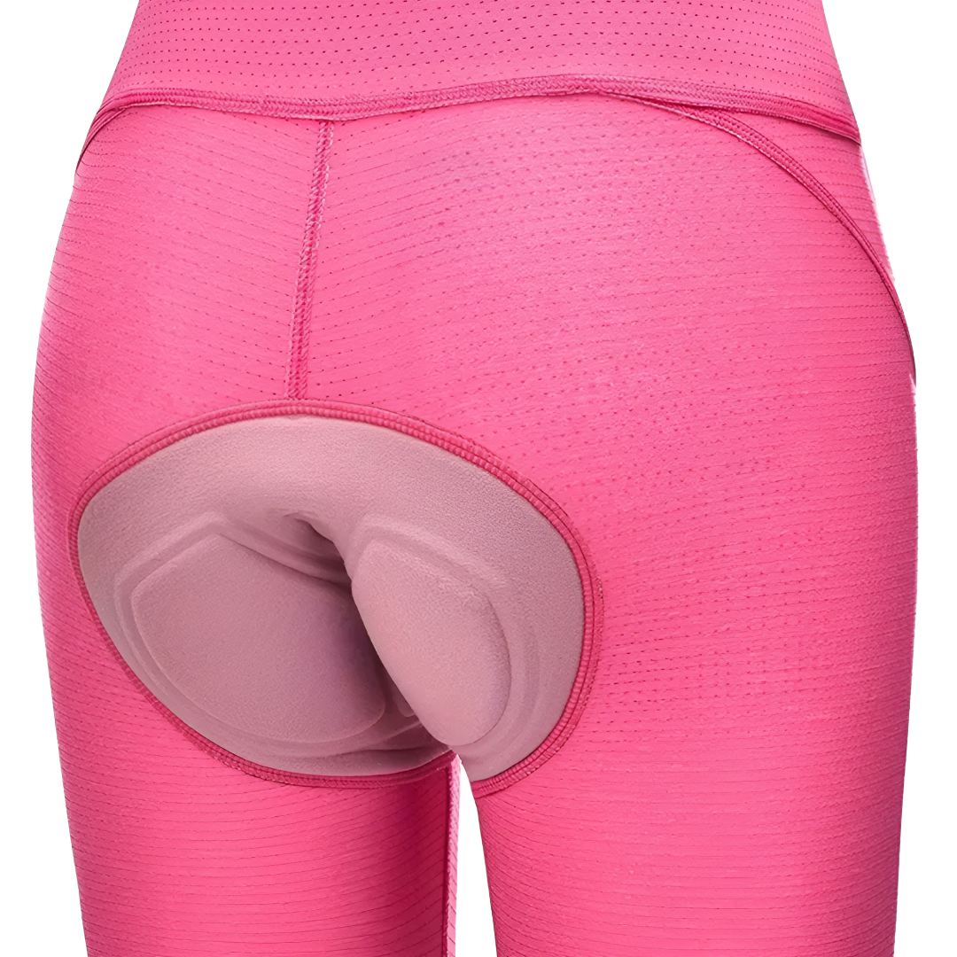 Slim-Fit Padded Cycling Shorts for Women