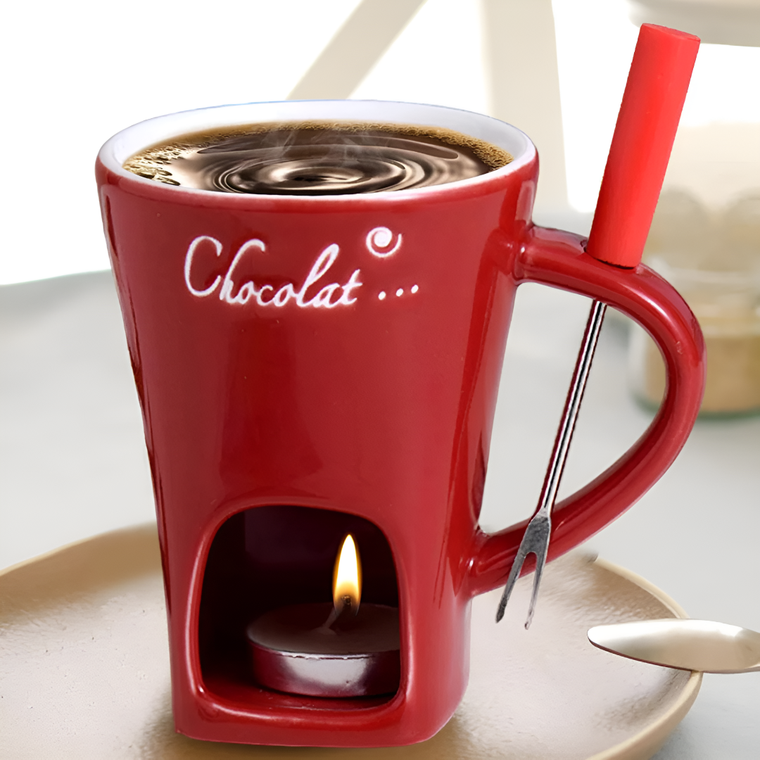 Personal Chocolate Fondue Mug Set