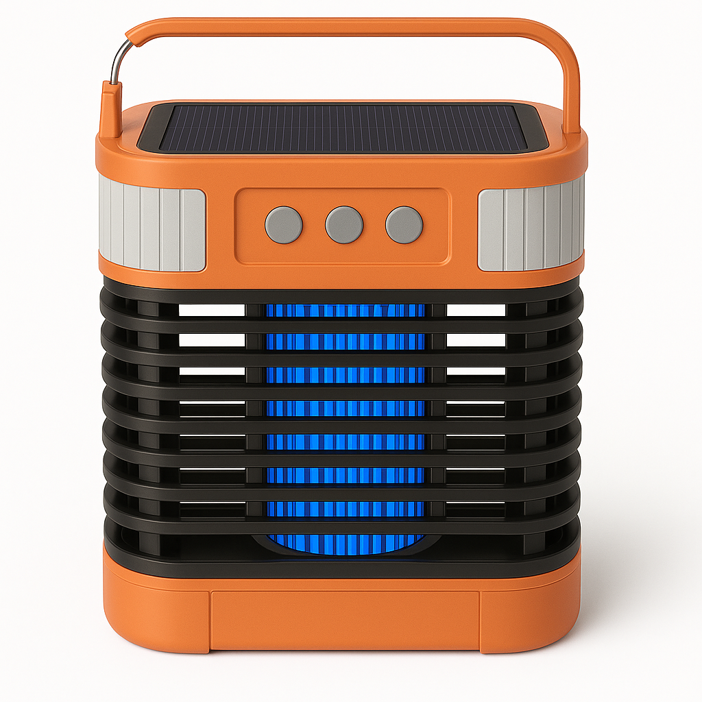 2-in-1 Solar Bug Zapper with LED Outdoor Light