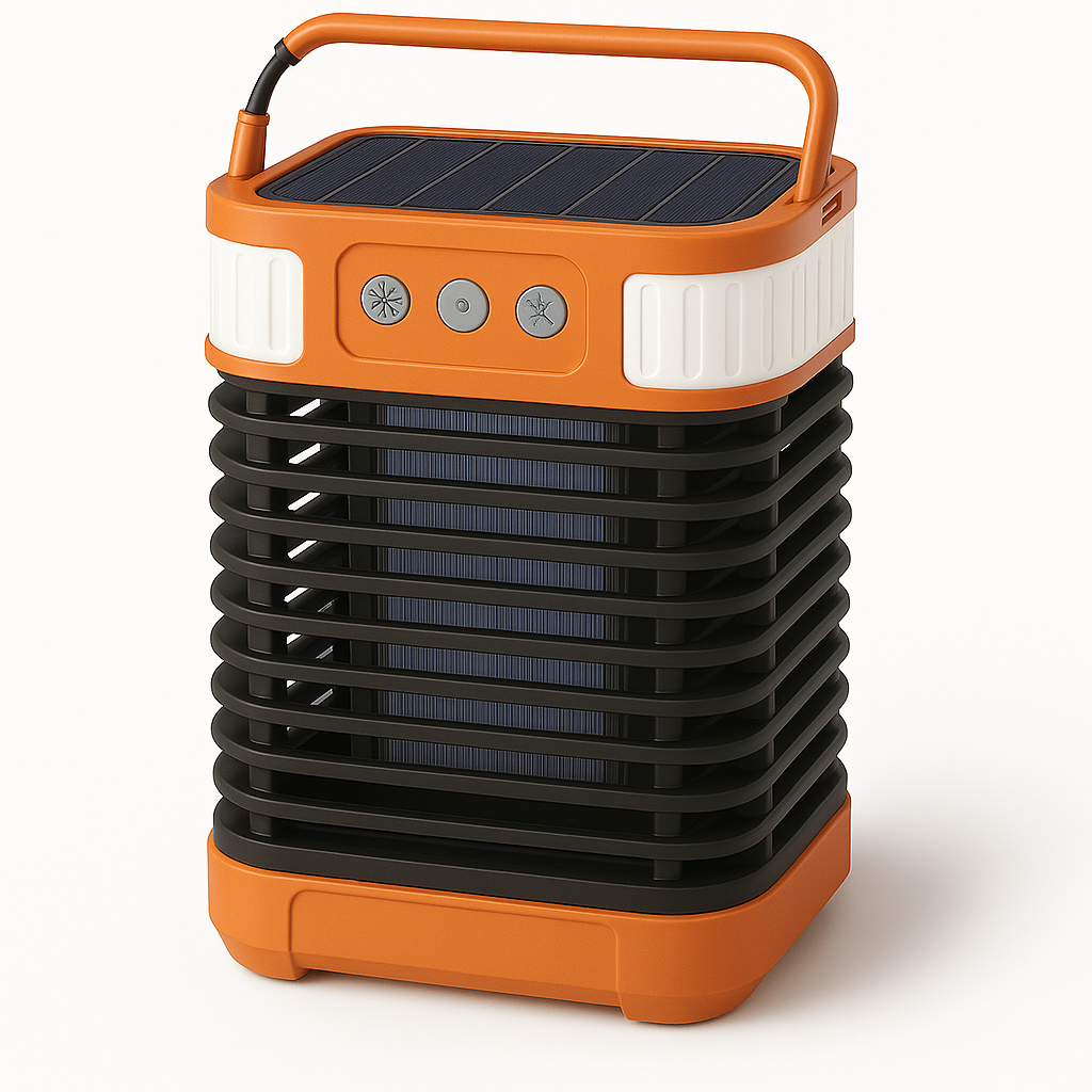 2-in-1 Solar Bug Zapper with LED Outdoor Light