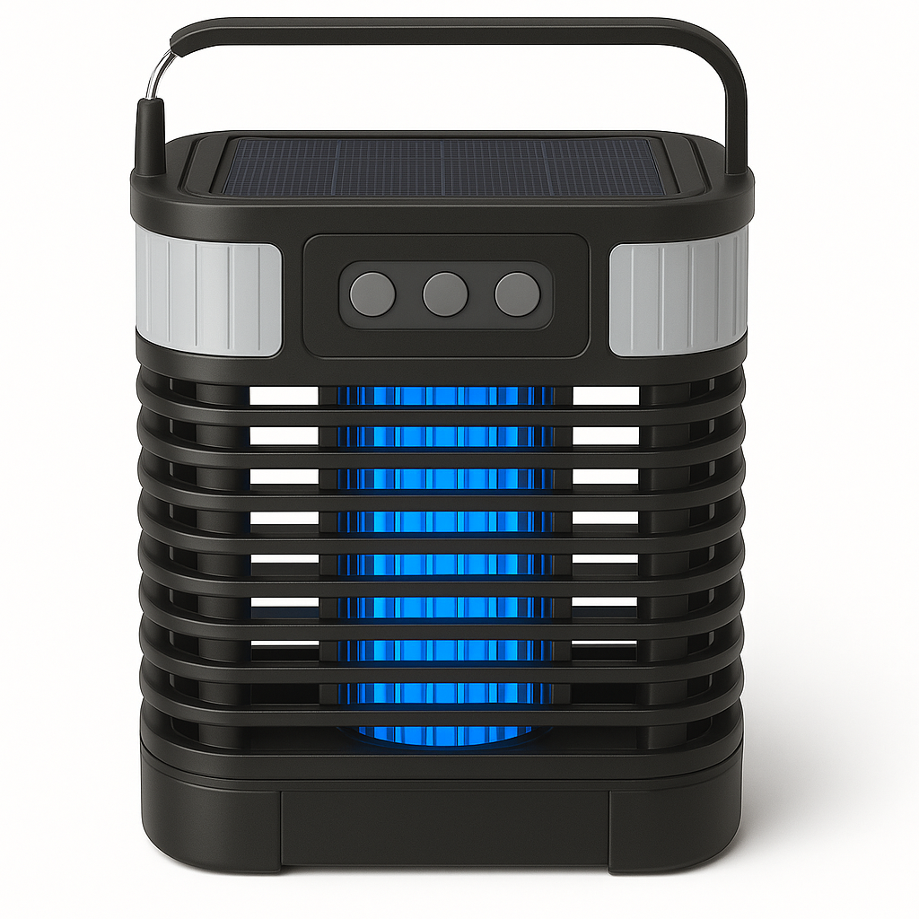 2-in-1 Solar Bug Zapper with LED Outdoor Light