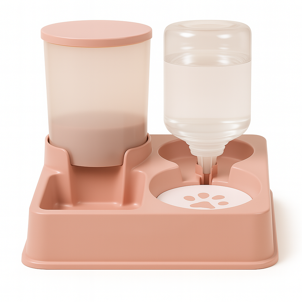 Automatic Cat Feeder – 2-in-1 Food and Water Dispenser