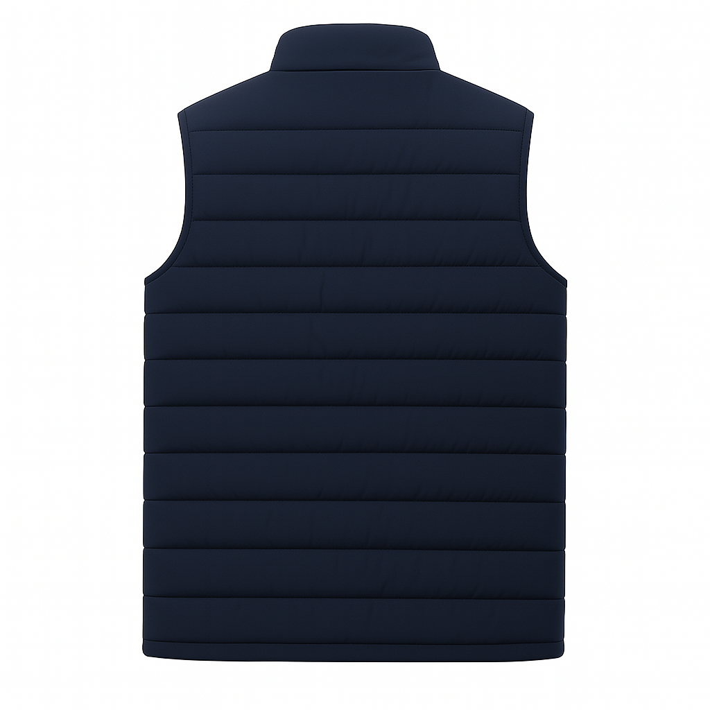 Men’s Puffer Vest – Sleeveless Zip Jacket for Fall