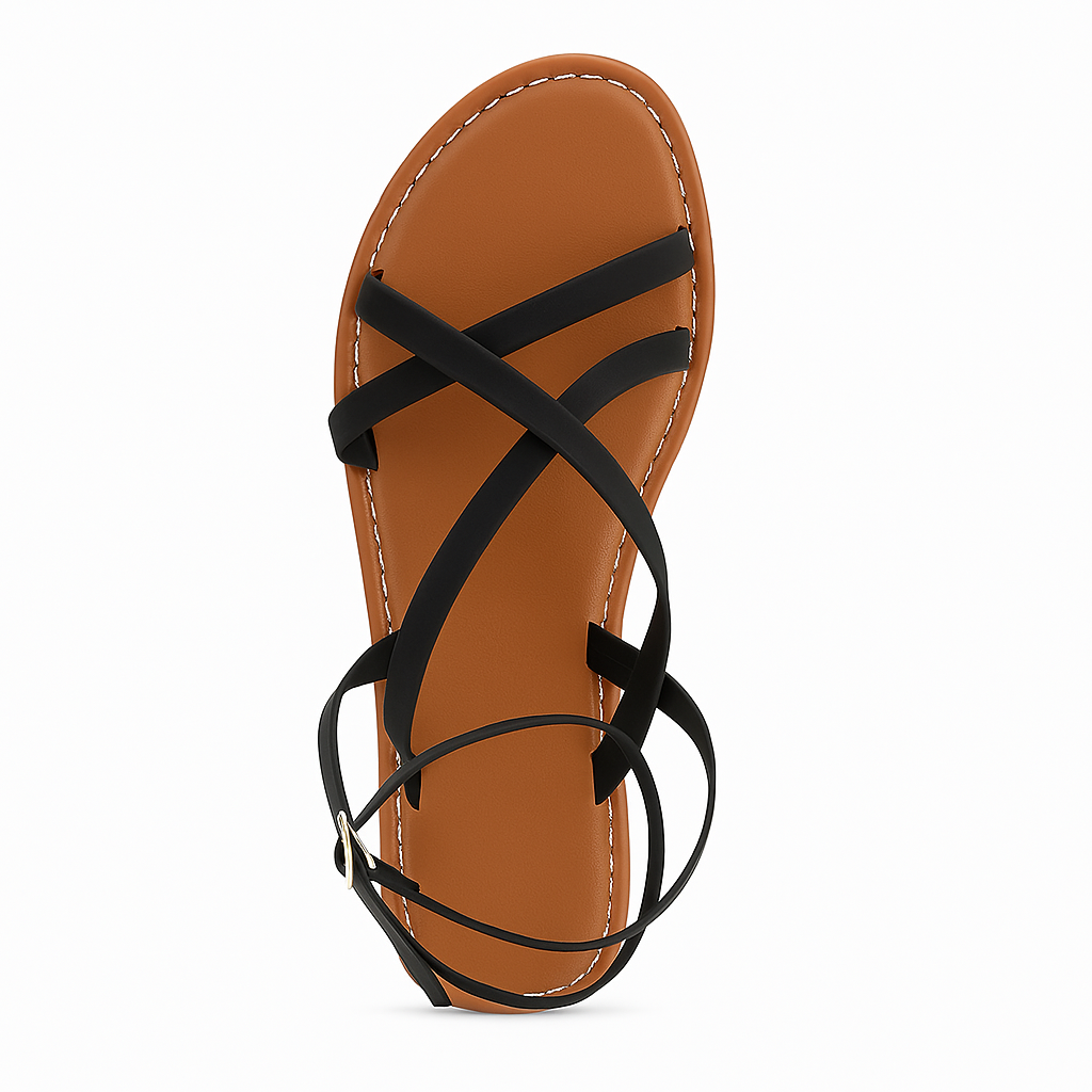 Summer Flat Sandals – Strappy Roman Style for Women