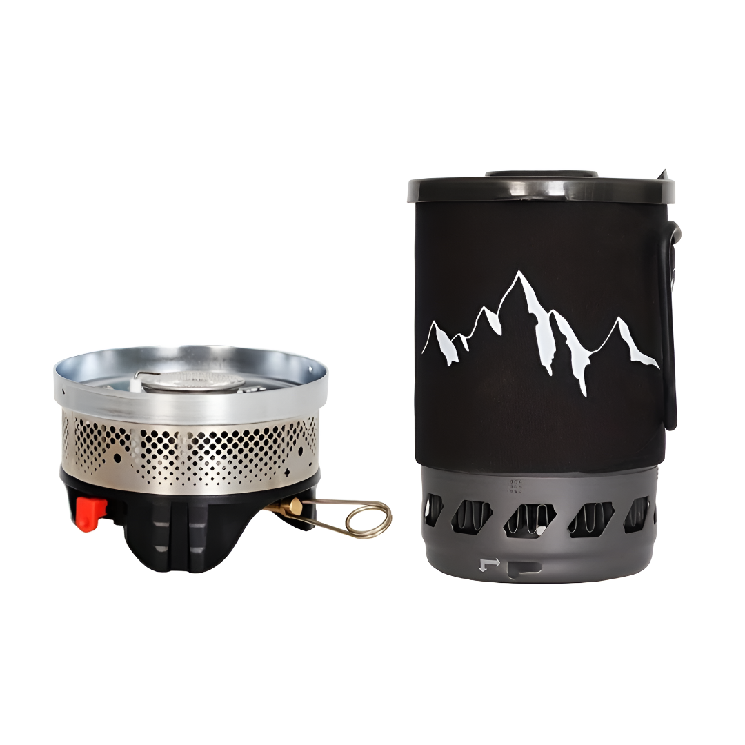 Windproof Backpacking Stove Cooking System