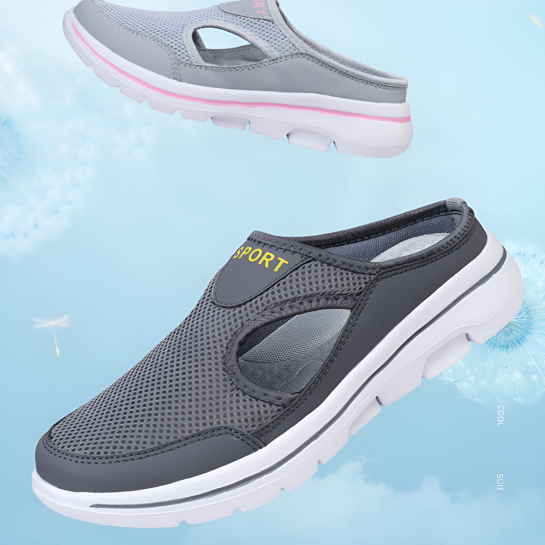 Breathable Mesh Slip-On Sport Sandals for Men