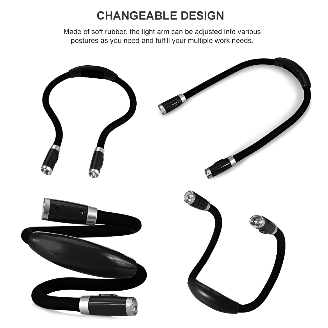 Rechargeable Hands-Free Neck Light for Reading