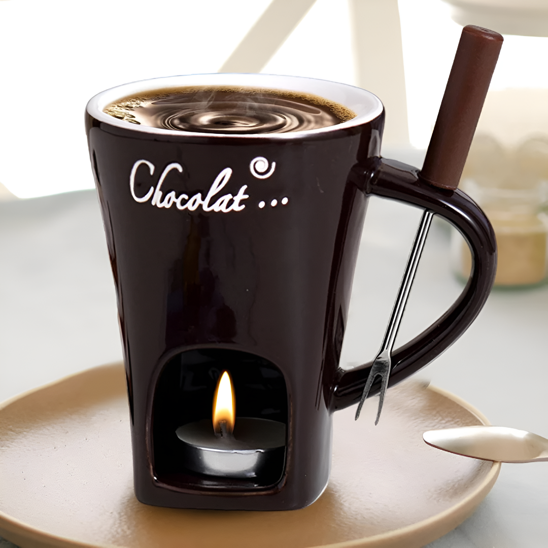 Personal Chocolate Fondue Mug Set