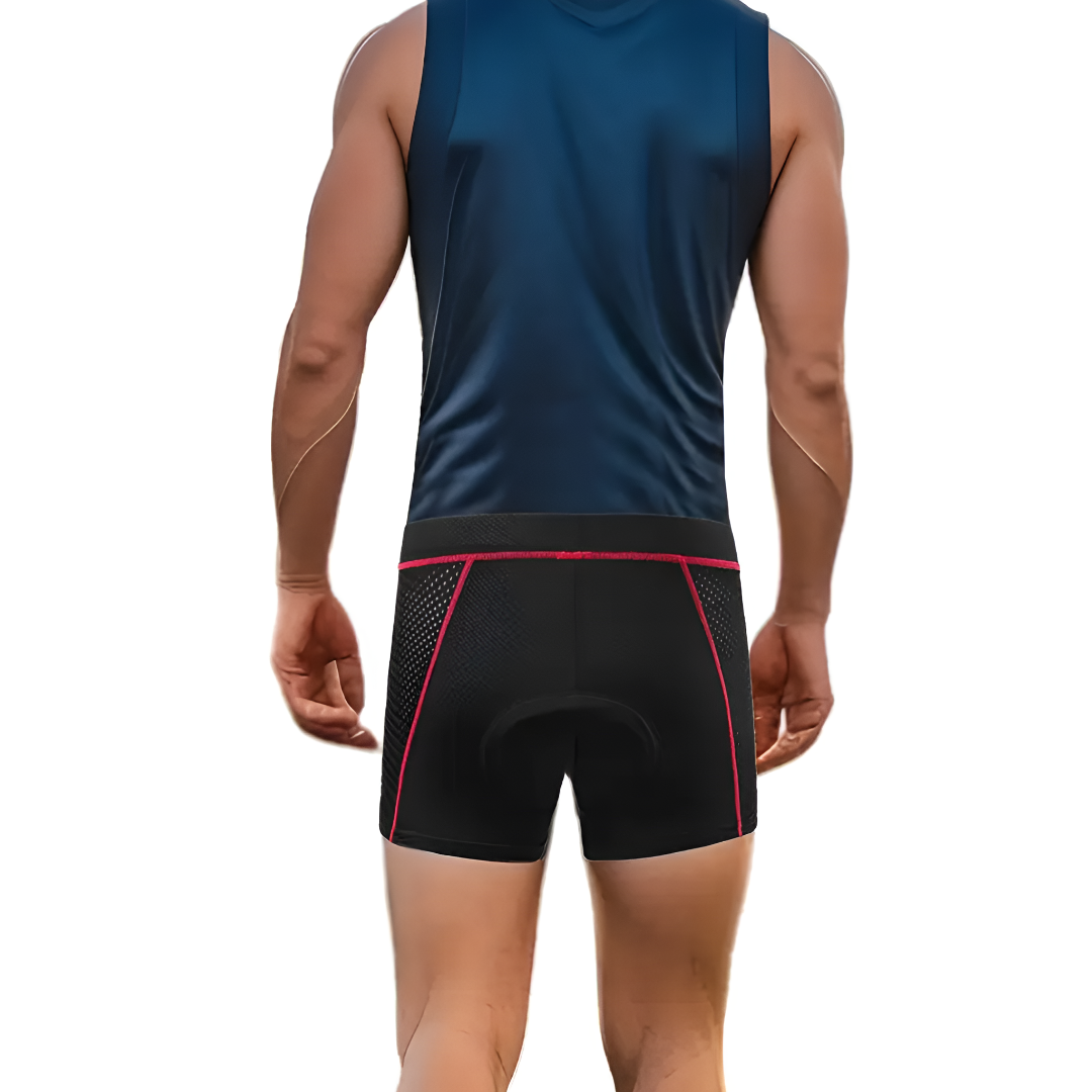 Gel-Padded Slim Fit Cycling Pants for Men