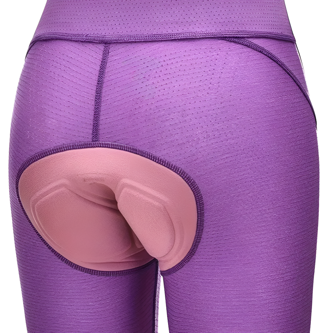 Slim-Fit Padded Cycling Shorts for Women