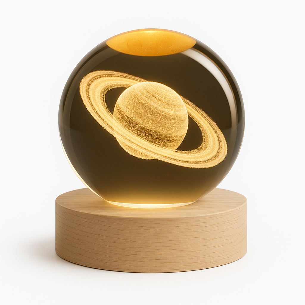 3D Crystal Ball - Decorative Night Light