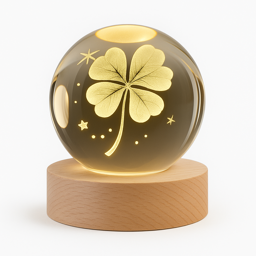 3D Crystal Ball - Decorative Night Light