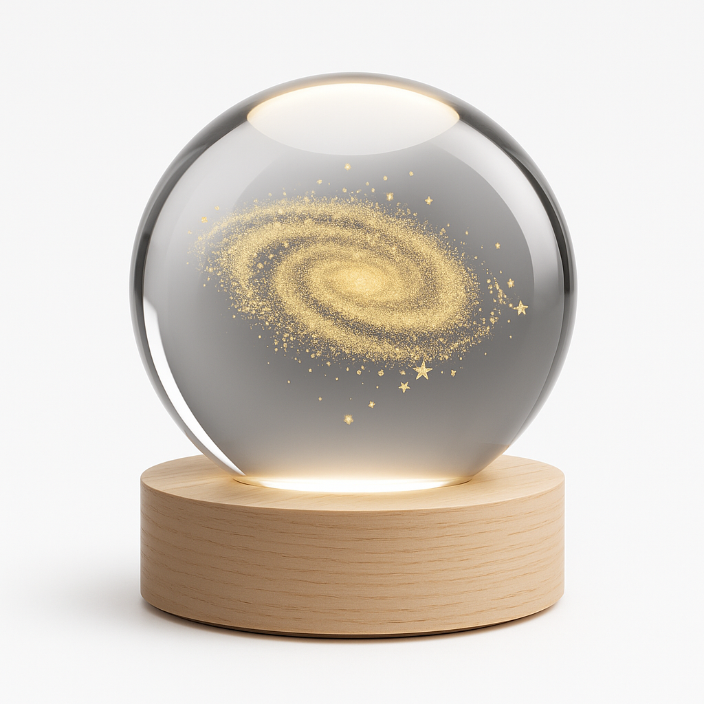 3D Crystal Ball - Decorative Night Light