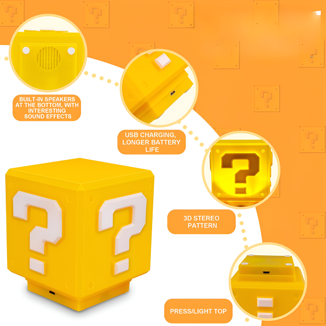 Mario Question Block Night Light