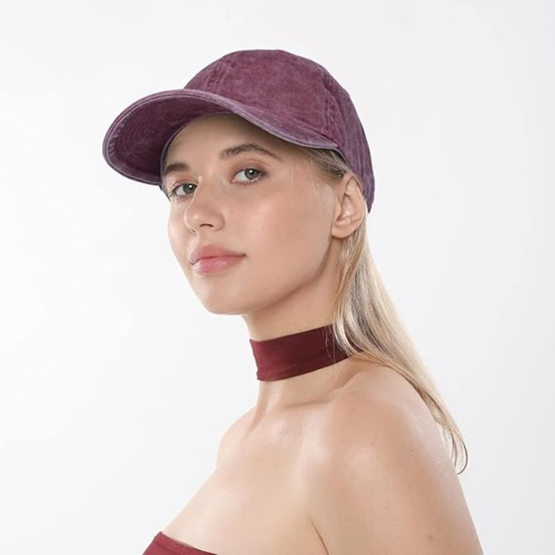 Vintage Washed Cotton Baseball Cap