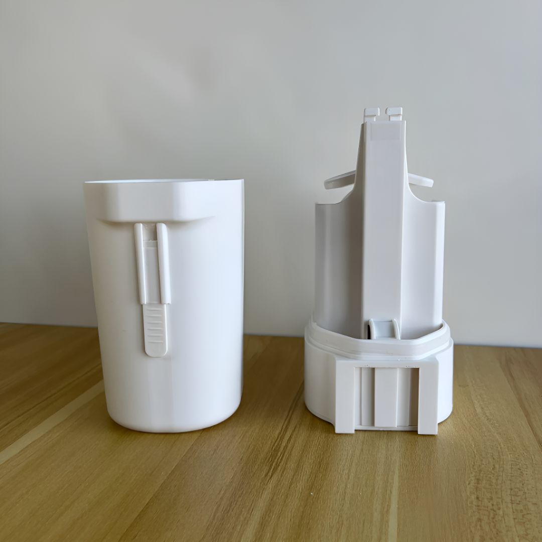 Minimalist Wall Mounted Soap Dispenser for Bathroom or Kitchen Sink
