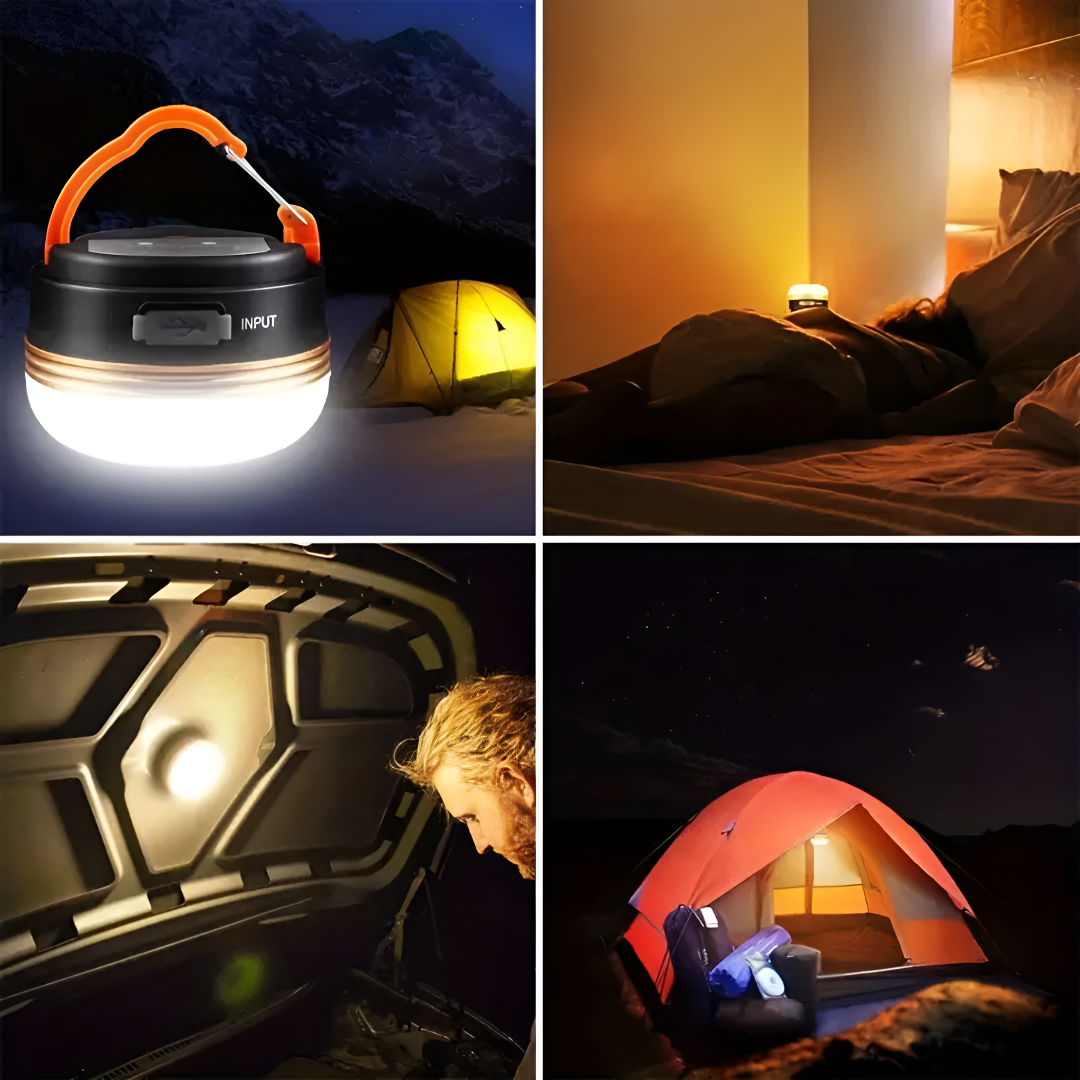 Clip-On Rechargeable LED Camping Light