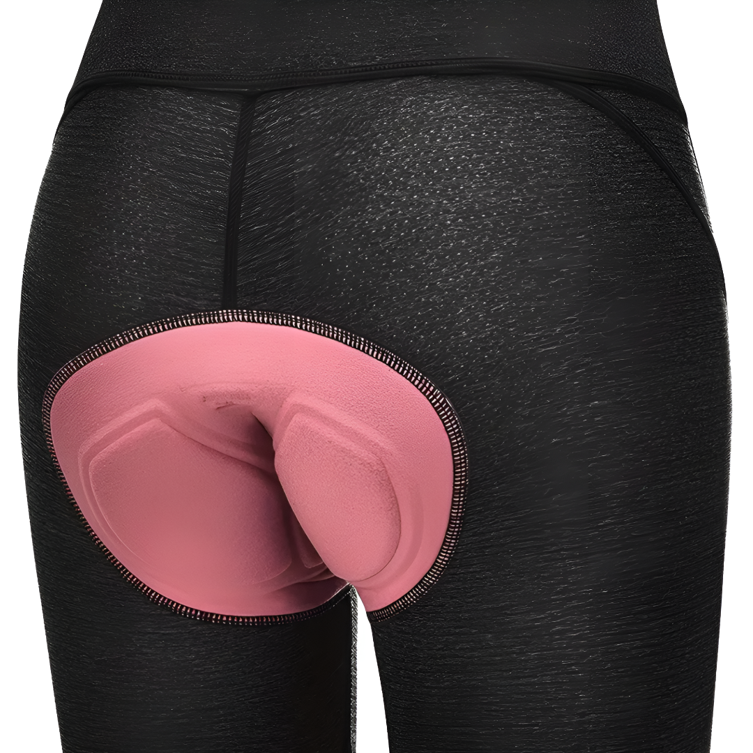 Slim-Fit Padded Cycling Shorts for Women