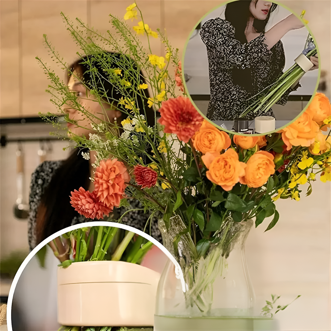 Spiral Flower Stem Holder
