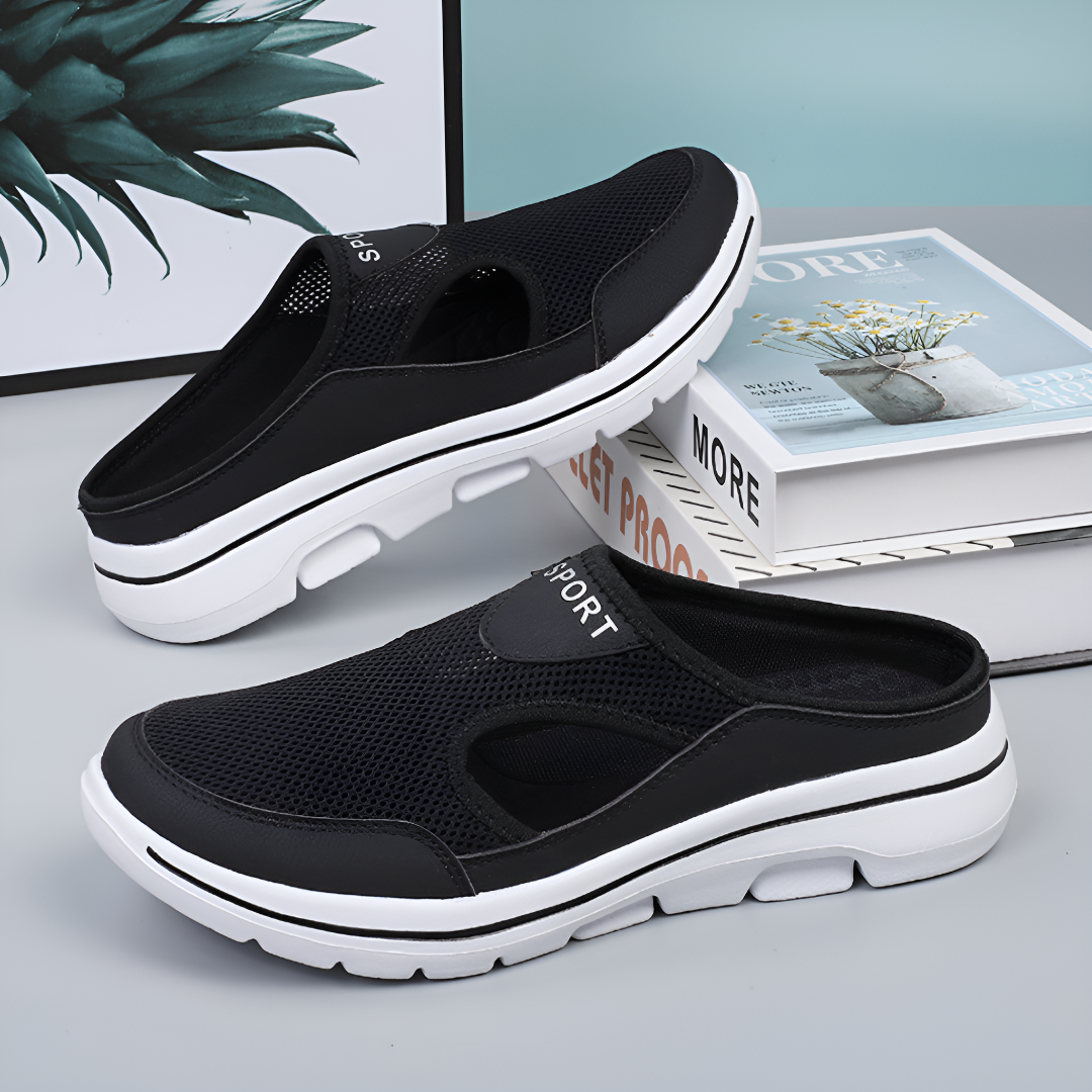 Breathable Mesh Slip-On Sport Sandals for Men